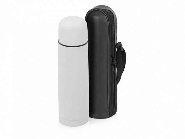 Термос Ямал Soft Touch 500мл, белый с логотипом в Самаре заказать по выгодной цене в кибермаркете AvroraStore