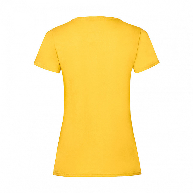 Футболка "Lady-Fit Valueweight T", солнечно-желтый_L, 100% хлопок, 165 г/м2 с логотипом в Самаре заказать по выгодной цене в кибермаркете AvroraStore