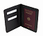 Портмоне для паспорта HILL DALE, черный с логотипом в Самаре заказать по выгодной цене в кибермаркете AvroraStore