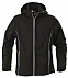 Куртка софтшелл мужская SKYRUNNING, черная с логотипом в Самаре заказать по выгодной цене в кибермаркете AvroraStore