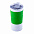 Термокружка вакуумная 'Funny" белая, голубой силикон с логотипом в Самаре заказать по выгодной цене в кибермаркете AvroraStore