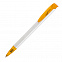 Ручка шариковая JONA T, белый/оранжевый прозрачный с логотипом в Самаре заказать по выгодной цене в кибермаркете AvroraStore
