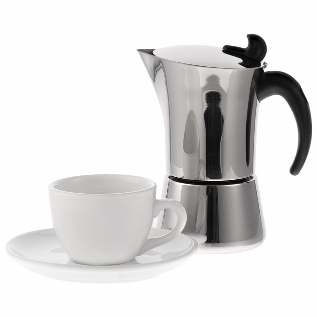 Набор для кофе Cozy Morning, белый с логотипом в Самаре заказать по выгодной цене в кибермаркете AvroraStore