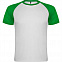 Спортивная футболка INDIANAPOLIS мужская, БЕЛЫЙ/ПАПАРОТНИКОВЫЙ S с логотипом в Самаре заказать по выгодной цене в кибермаркете AvroraStore