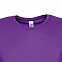 Футболка женская MISS 150, темно-фиолетовая с логотипом в Самаре заказать по выгодной цене в кибермаркете AvroraStore