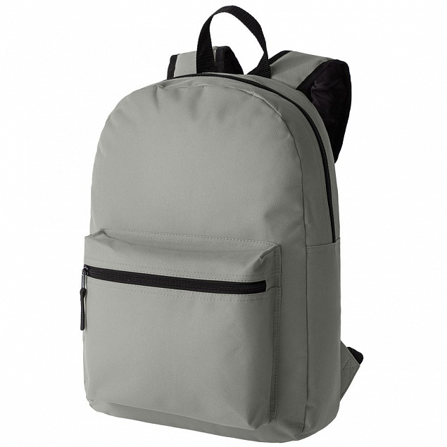 Рюкзак Base, серый с логотипом в Самаре заказать по выгодной цене в кибермаркете AvroraStore