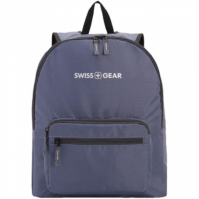 Рюкзак складной Swissgear, серый с логотипом в Самаре заказать по выгодной цене в кибермаркете AvroraStore