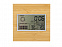 Бамбуковая метеостанция с часами «Moscow Heat» с логотипом в Самаре заказать по выгодной цене в кибермаркете AvroraStore
