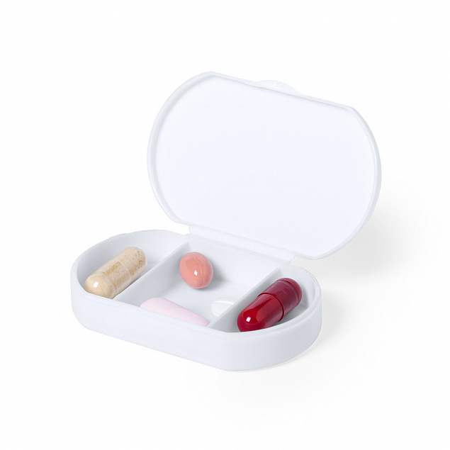 Таблетница "Pill house" с антибактериальной защитой с логотипом в Самаре заказать по выгодной цене в кибермаркете AvroraStore