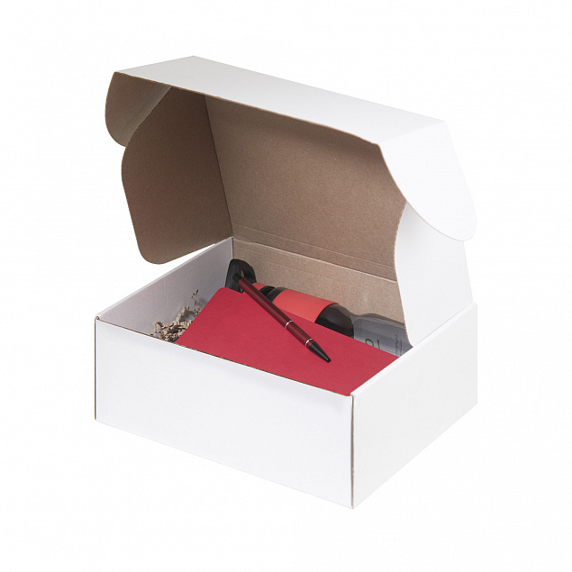 Подарочный набор Portobello красный в малой универсальной подарочной коробке (Спортбутылка, Ежедневник недат А5, Ручка) с логотипом в Самаре заказать по выгодной цене в кибермаркете AvroraStore