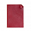 Чехол для паспорта PURE 140*90 мм., застежка на кнопке, натуральная кожа (гладкая), красный с логотипом в Самаре заказать по выгодной цене в кибермаркете AvroraStore