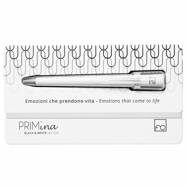 Вечная ручка Forever Primina, белая с логотипом в Самаре заказать по выгодной цене в кибермаркете AvroraStore