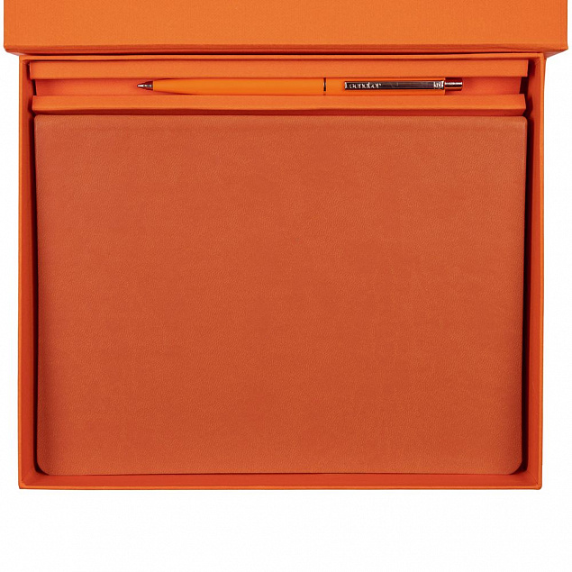 Набор Lucky, оранжевый с логотипом в Самаре заказать по выгодной цене в кибермаркете AvroraStore