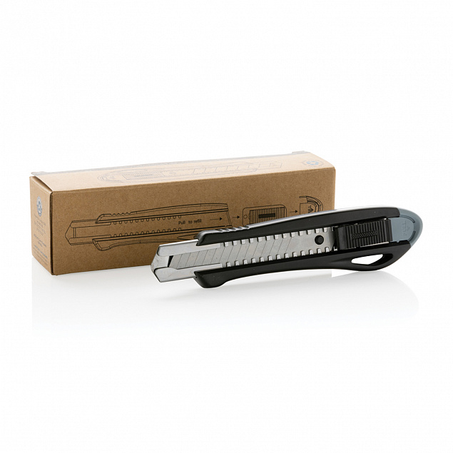 Профессиональный строительный нож из переработанного пластика RCS с логотипом в Самаре заказать по выгодной цене в кибермаркете AvroraStore