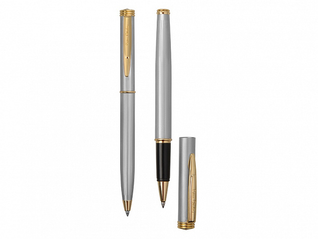 Набор «Pen and Pen»: ручка шариковая, ручка-роллер с логотипом в Самаре заказать по выгодной цене в кибермаркете AvroraStore