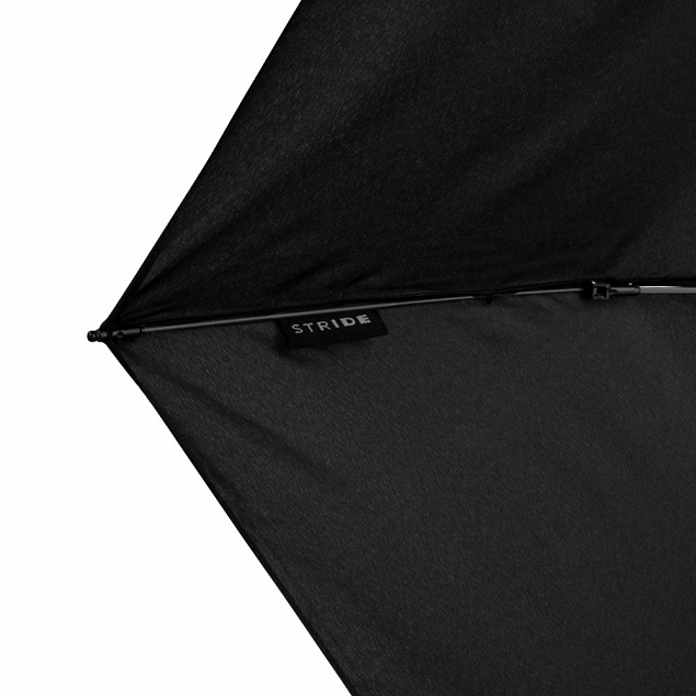 Зонт складной Luft Trek, черный с логотипом в Самаре заказать по выгодной цене в кибермаркете AvroraStore