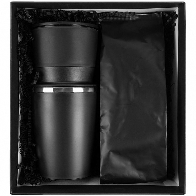 Набор Filter Coffee, черный с логотипом в Самаре заказать по выгодной цене в кибермаркете AvroraStore