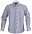Рубашка мужская в полоску RENO, серая с логотипом в Самаре заказать по выгодной цене в кибермаркете AvroraStore