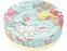 Набор тарелок «Карта мира» с логотипом в Самаре заказать по выгодной цене в кибермаркете AvroraStore