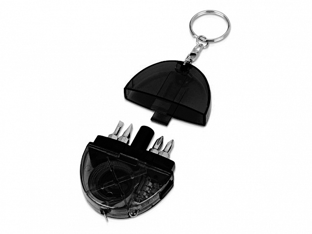 Брелок-рулетка «Кристалл», 1м с логотипом в Самаре заказать по выгодной цене в кибермаркете AvroraStore