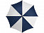Зонт Karl 30 механический, темно-синий/белый с логотипом в Самаре заказать по выгодной цене в кибермаркете AvroraStore