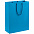 Пакет бумажный Porta XL, голубой с логотипом в Самаре заказать по выгодной цене в кибермаркете AvroraStore