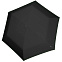 Складной зонт U.200, черный с неоновой петлей с логотипом в Самаре заказать по выгодной цене в кибермаркете AvroraStore