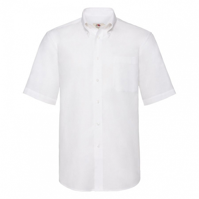 Рубашка мужская SHORT SLEEVE OXFORD SHIRT 130  с логотипом в Самаре заказать по выгодной цене в кибермаркете AvroraStore