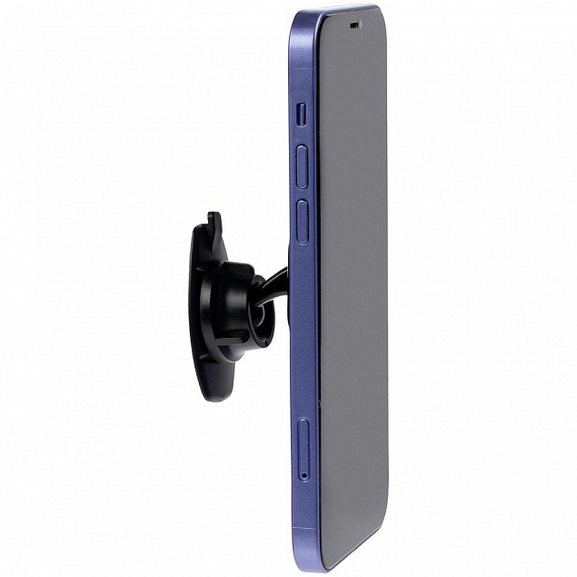 Магнитный держатель для смартфонов Finch, черный с логотипом в Самаре заказать по выгодной цене в кибермаркете AvroraStore