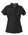 Рубашка поло женская AVON LADIES, черная с логотипом в Самаре заказать по выгодной цене в кибермаркете AvroraStore