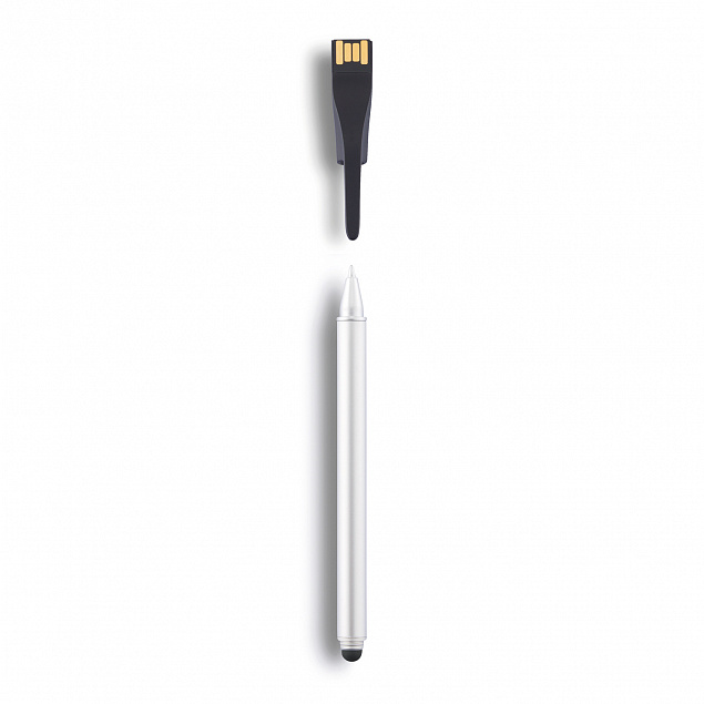 Ручка-стилус Point | 01 с флешкой на 4 ГБ, черный с логотипом в Самаре заказать по выгодной цене в кибермаркете AvroraStore