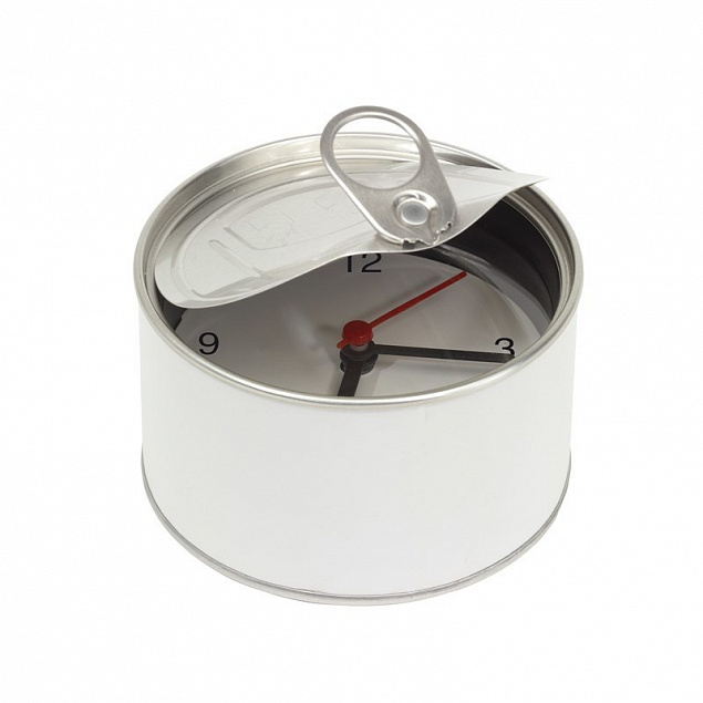 Часы TEAR OPEN, белый с логотипом в Самаре заказать по выгодной цене в кибермаркете AvroraStore