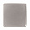 Квадратный шильдик на резинку Epoxi, матовый серебристый с логотипом в Самаре заказать по выгодной цене в кибермаркете AvroraStore