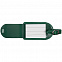 Бирка багажная Nebraska, зеленая с логотипом в Самаре заказать по выгодной цене в кибермаркете AvroraStore