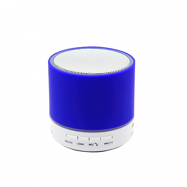 Беспроводная Bluetooth колонка Attilan - Синий HH с логотипом в Самаре заказать по выгодной цене в кибермаркете AvroraStore