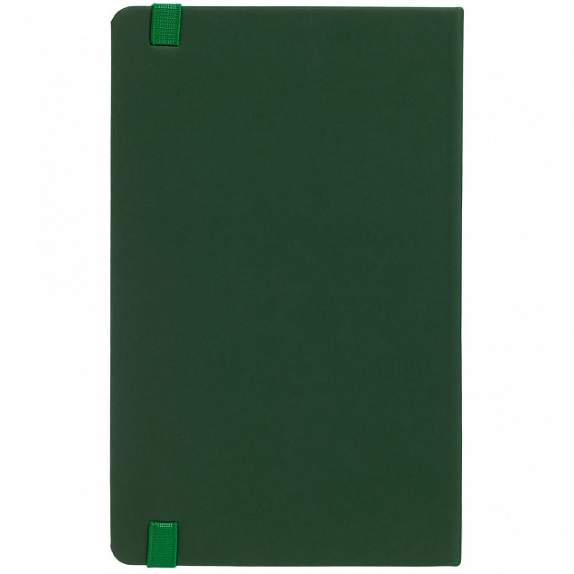 Блокнот Shall, зеленый, с белой бумагой с логотипом в Самаре заказать по выгодной цене в кибермаркете AvroraStore
