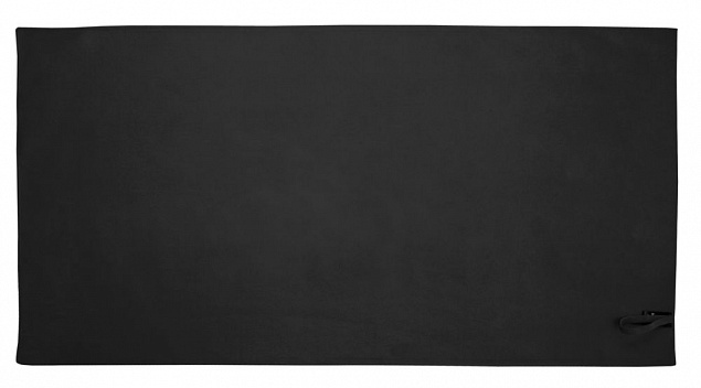 Полотенце Atoll Medium, черное с логотипом в Самаре заказать по выгодной цене в кибермаркете AvroraStore