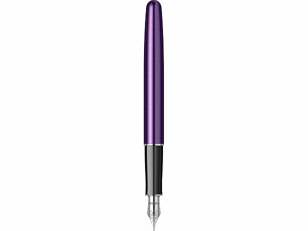 Ручка перьевая Parker «Sonnet Essentials Violet SB Steel CT» с логотипом в Самаре заказать по выгодной цене в кибермаркете AvroraStore