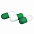 Антистресс Капсула, зеленый-S с логотипом в Самаре заказать по выгодной цене в кибермаркете AvroraStore
