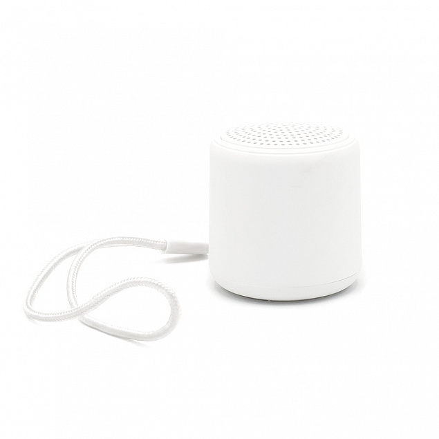 Беспроводная Bluetooth колонка Music TWS софт-тач, белый с логотипом в Самаре заказать по выгодной цене в кибермаркете AvroraStore