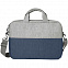 Конференц-сумка BEAM NOTE, серый/темно-синий, 39х30х6.5 см, ткань верха: 100% полиамид, под-д: 100%п с логотипом в Самаре заказать по выгодной цене в кибермаркете AvroraStore