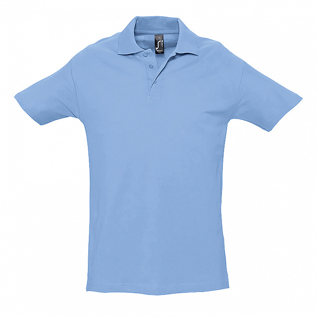 Рубашка поло мужская SPRING II 210 с логотипом в Самаре заказать по выгодной цене в кибермаркете AvroraStore
