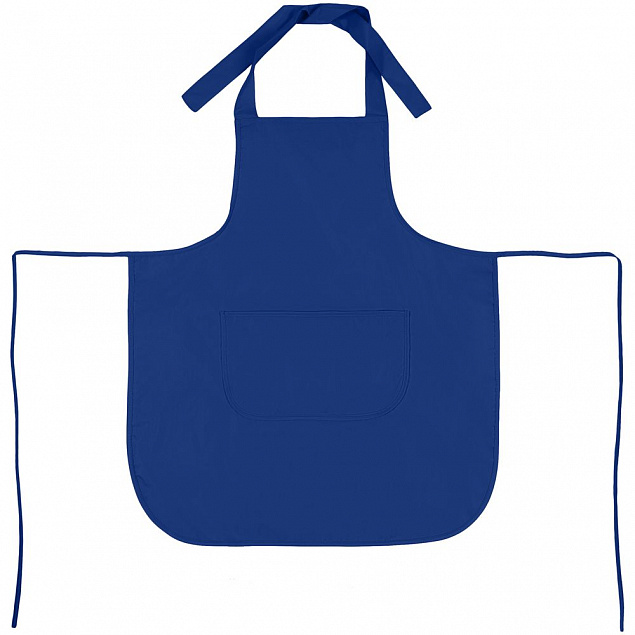 Фартук Neat, синий с логотипом в Самаре заказать по выгодной цене в кибермаркете AvroraStore