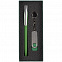 Набор Flashwrite, 8 Гб, зеленый с логотипом в Самаре заказать по выгодной цене в кибермаркете AvroraStore
