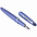 Ручка перьевая PF Two, синяя с логотипом в Самаре заказать по выгодной цене в кибермаркете AvroraStore