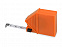 Брелок-рулетка Домик, 1 м., оранжевый с логотипом в Самаре заказать по выгодной цене в кибермаркете AvroraStore