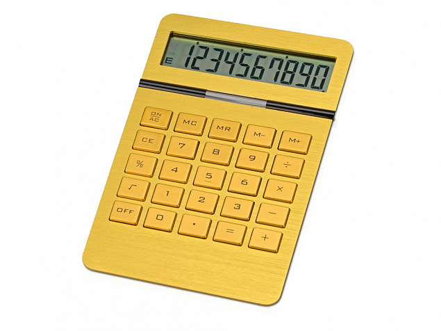 Калькулятор «Золотой» с логотипом в Самаре заказать по выгодной цене в кибермаркете AvroraStore