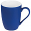 Кружка керамическая 300 мл, синяя с логотипом в Самаре заказать по выгодной цене в кибермаркете AvroraStore