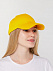 Бейсболка Convention, желтая с логотипом в Самаре заказать по выгодной цене в кибермаркете AvroraStore
