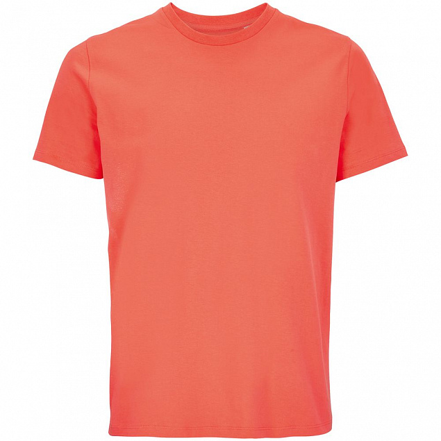 Футболка унисекс Legend, оранжевая (коралловая) с логотипом в Самаре заказать по выгодной цене в кибермаркете AvroraStore